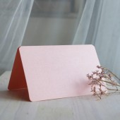 Заготовка для открытки, цвет жемчужный розовый